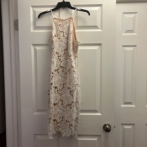 Lulus Ivory Lace Dress